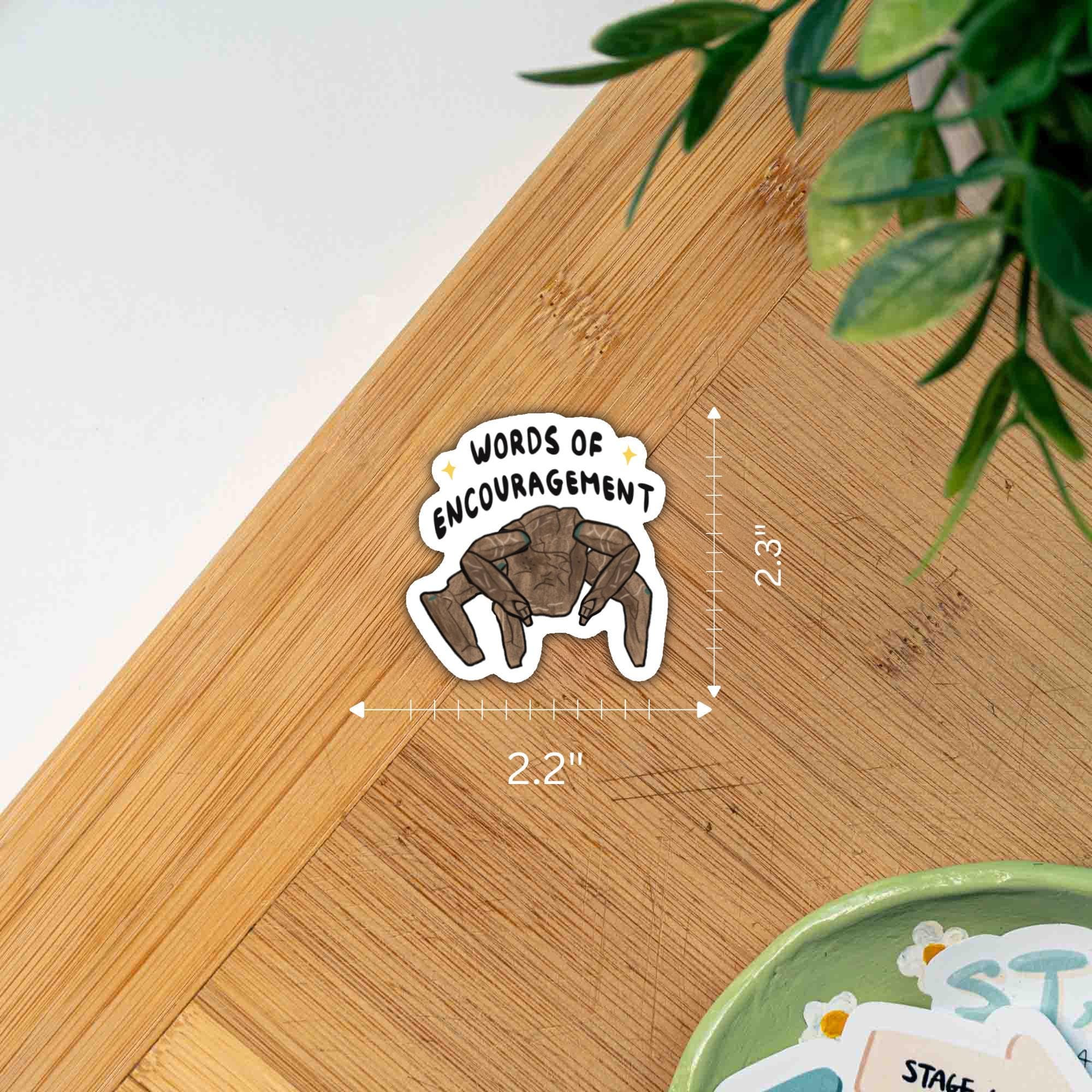 Amaze Amaze Amaze Minimalist Space Sticker thumbnail 4