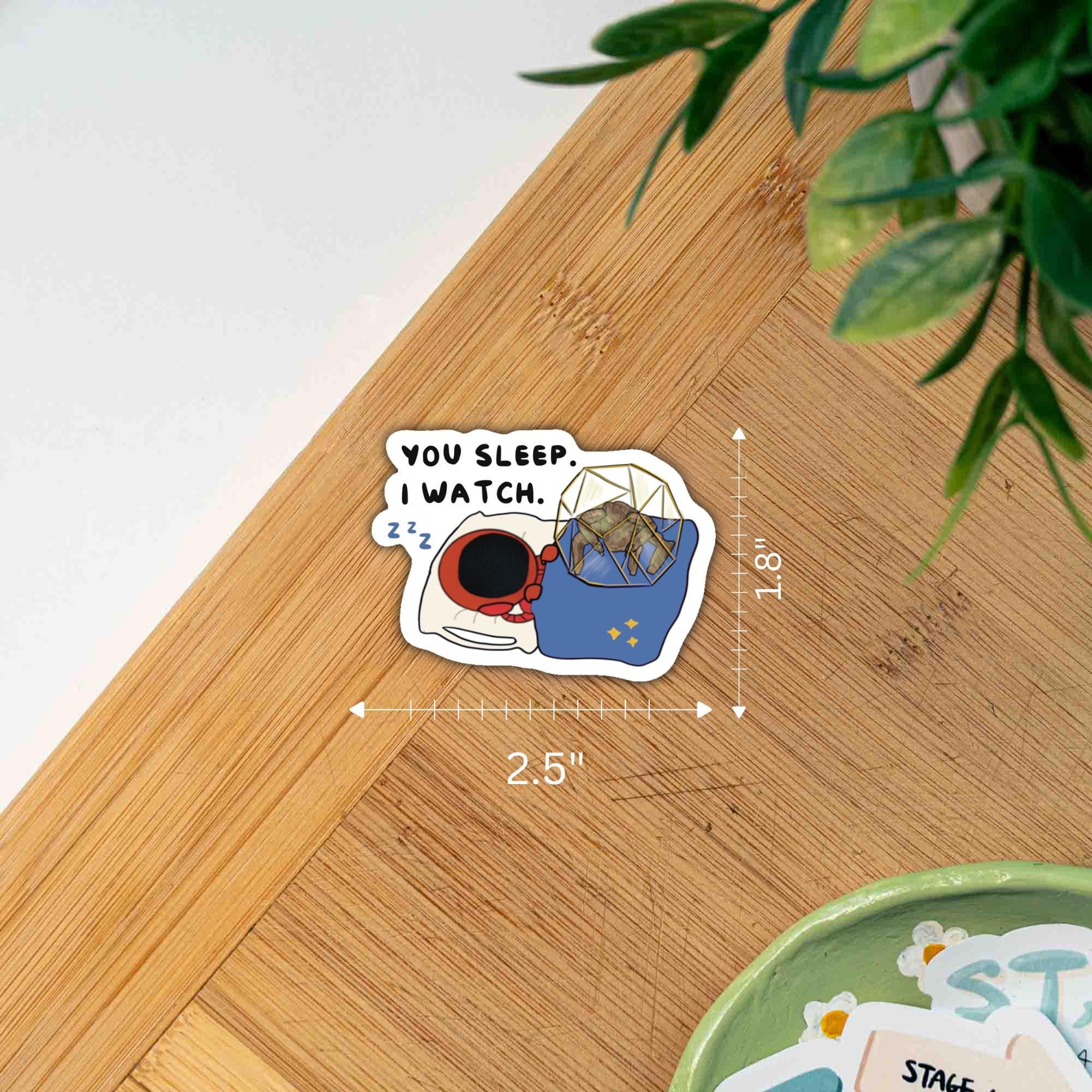 Amaze Amaze Amaze Minimalist Space Sticker thumbnail 6