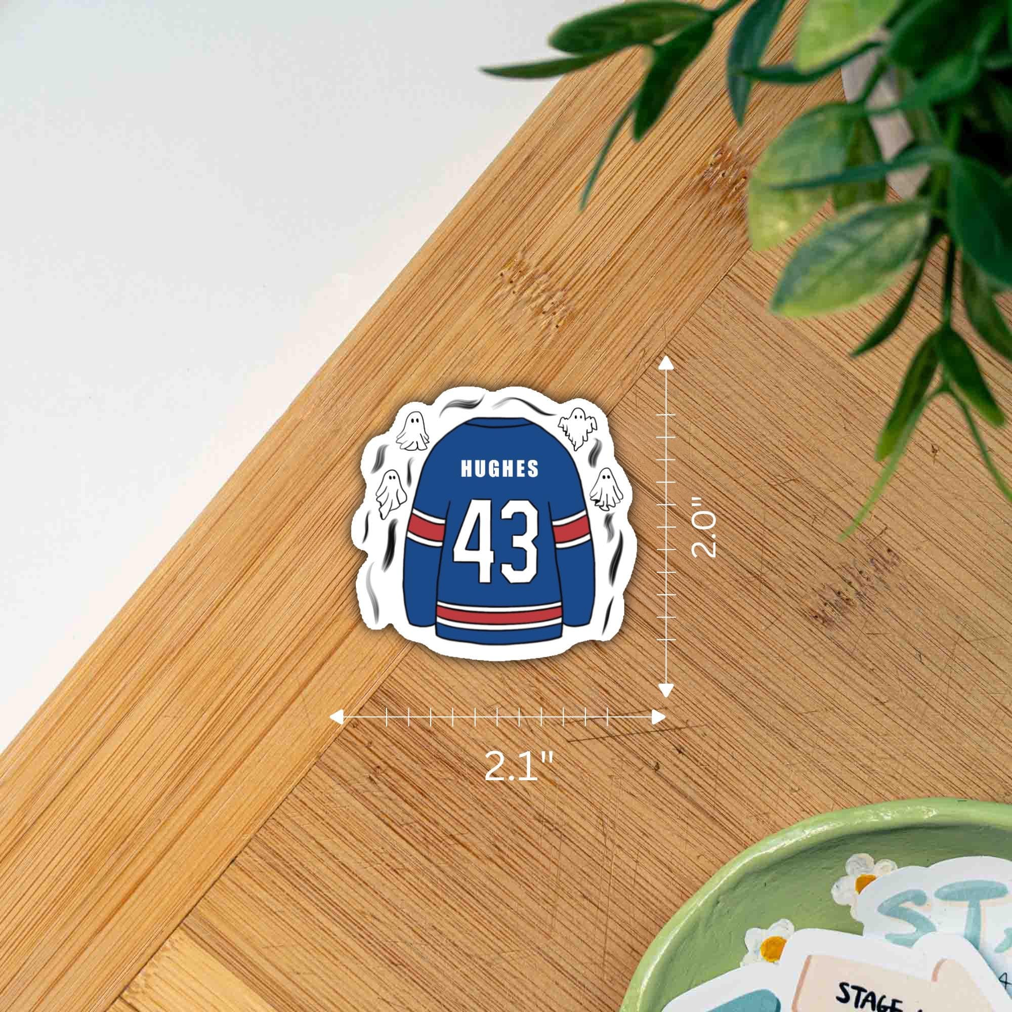 Jack Hughes Golden Goal Quinn Hughes Seeing Ghosts Sticker thumbnail 3