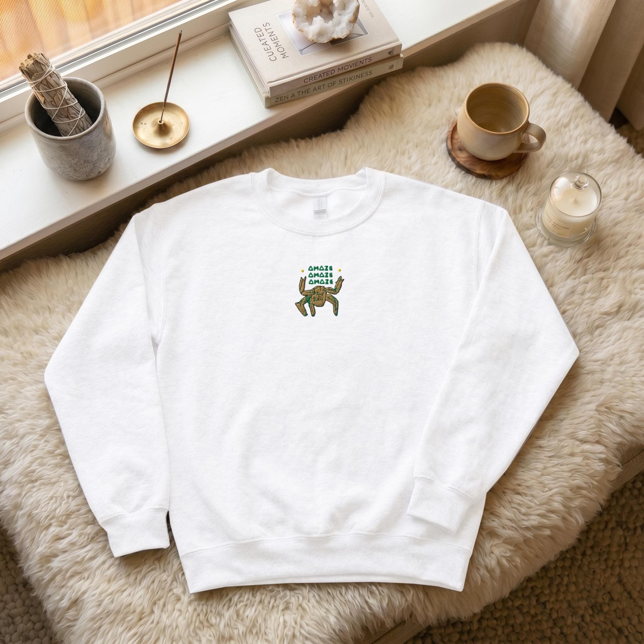 Amaze Amaze Amaze Embroidered Sweatshirt thumbnail 3
