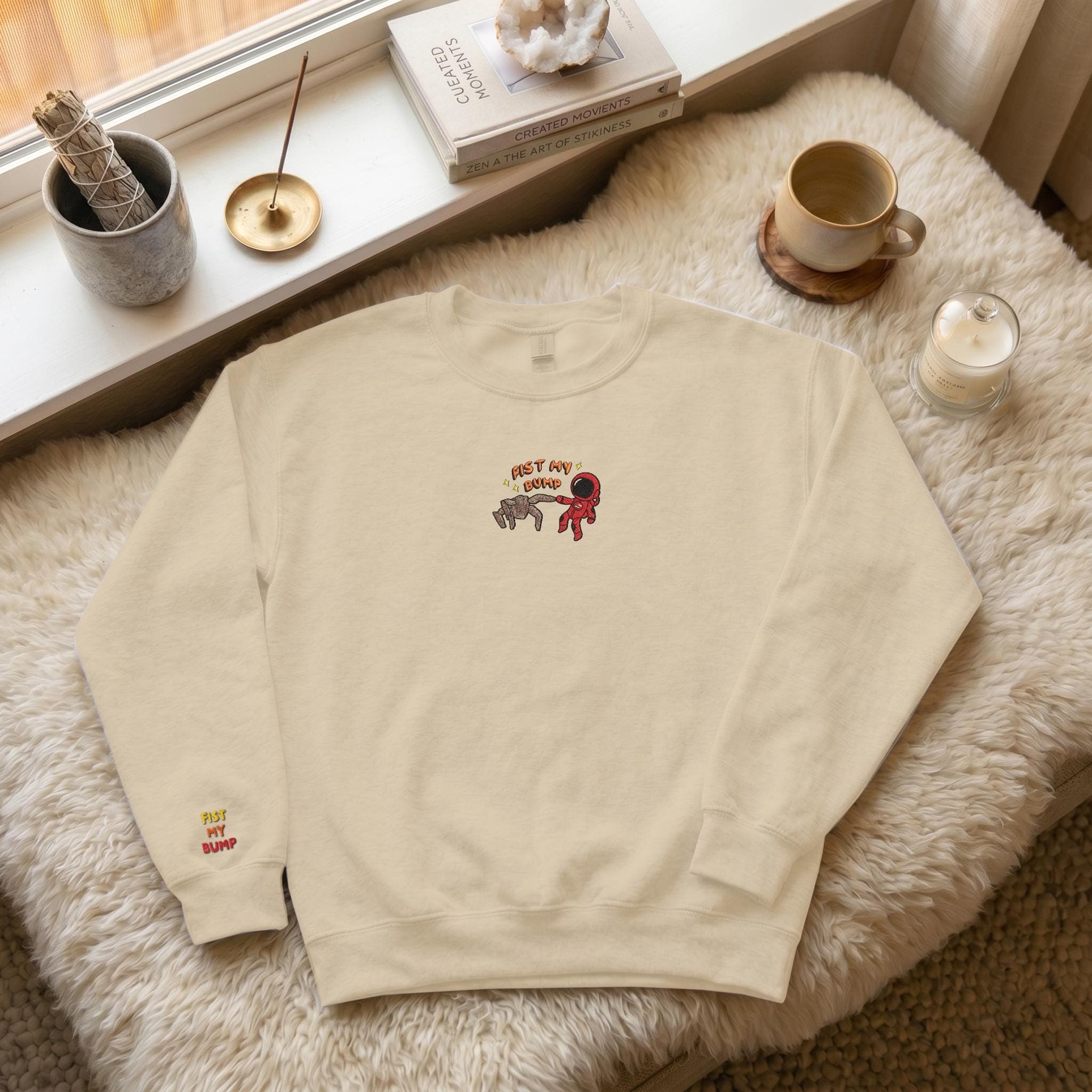 Fist My Bump Embroidered Sweatshirt thumbnail 3