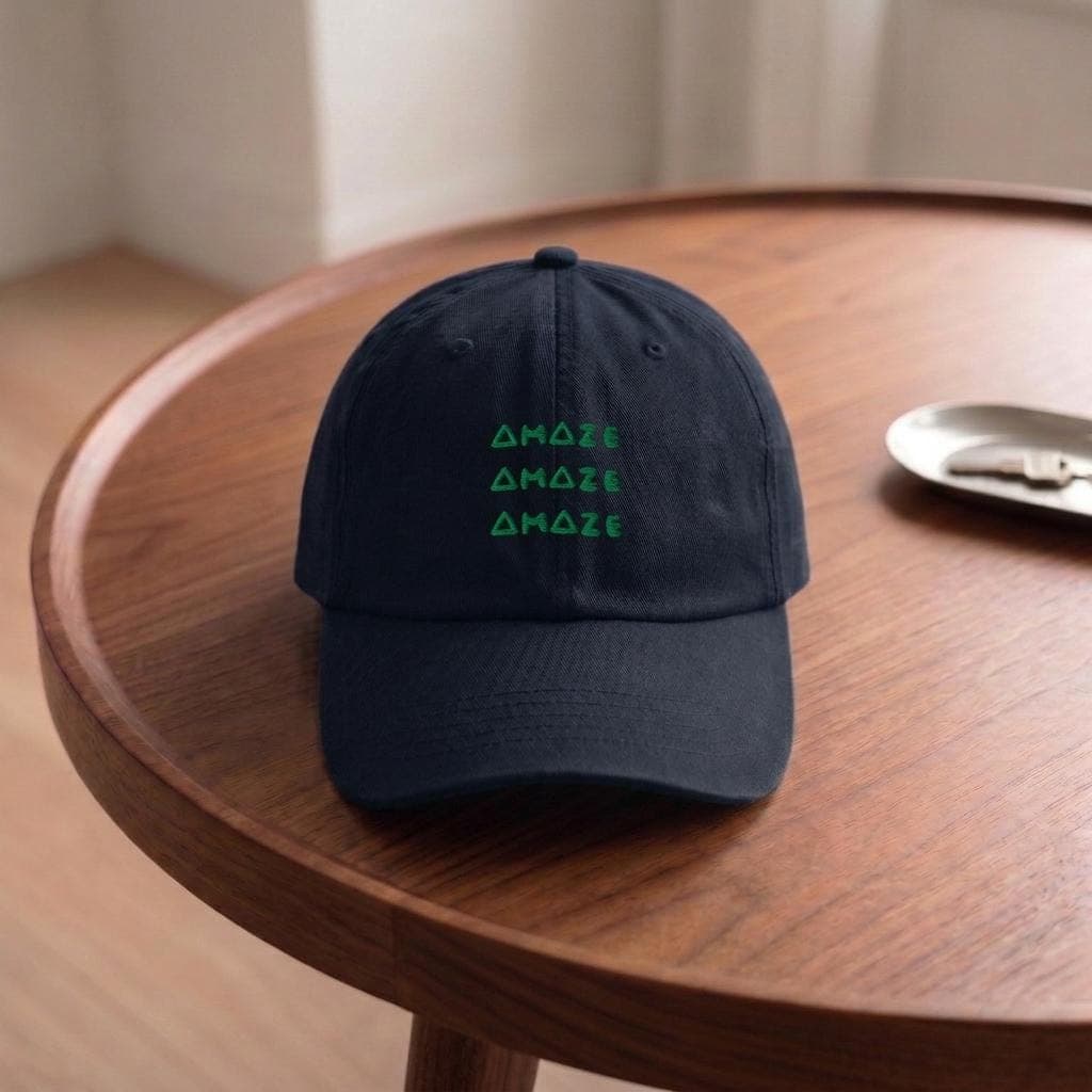 Amaze Amaze Amaze Embroidered Dad Hat Sci-Fi Fictional Space Mission Cap Retro Astronaut Bookish Reader Gift thumbnail 2