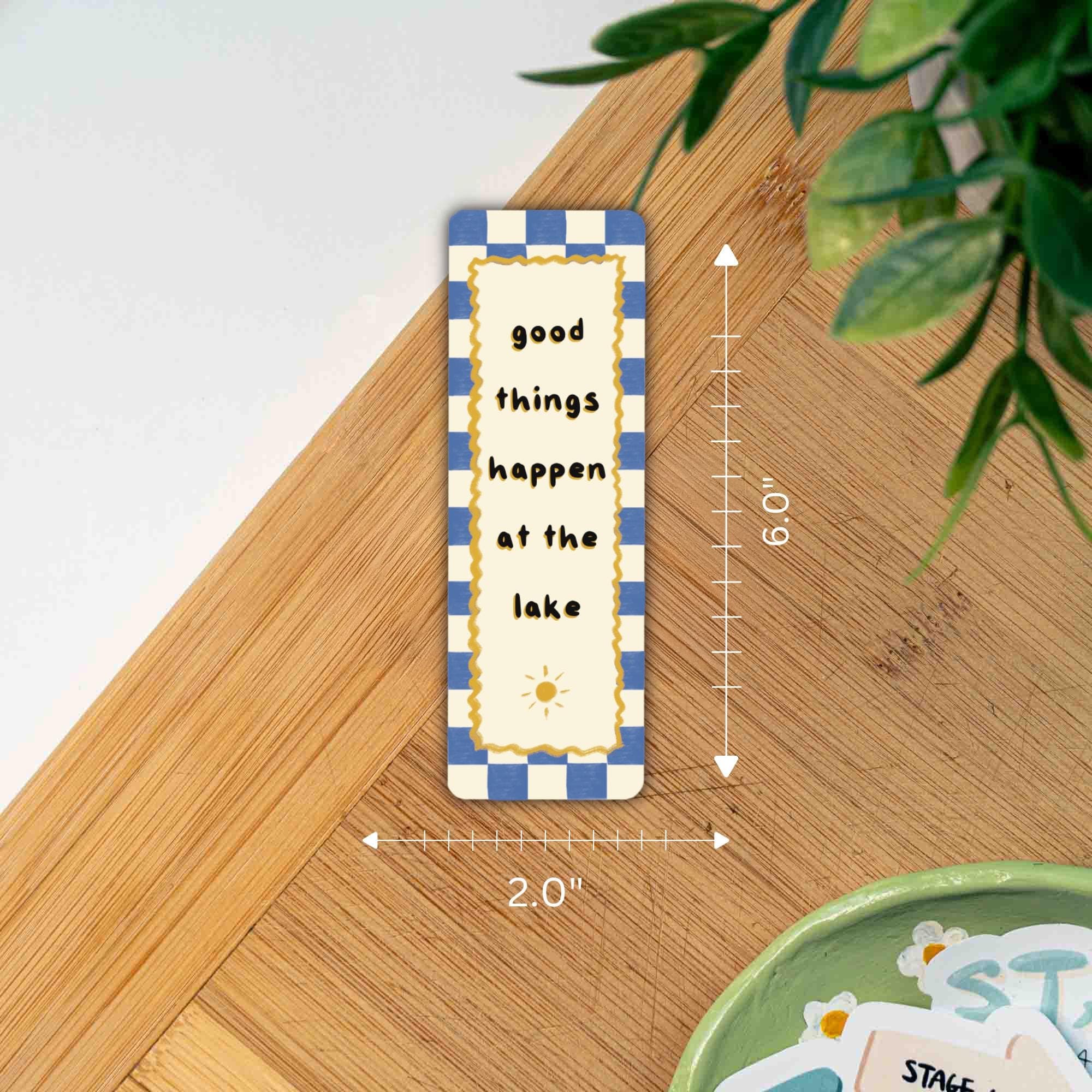 Lakeside Summer Romance Bookish Gift Bundle | Mini Art Print, Bookmark and Sticker thumbnail 3