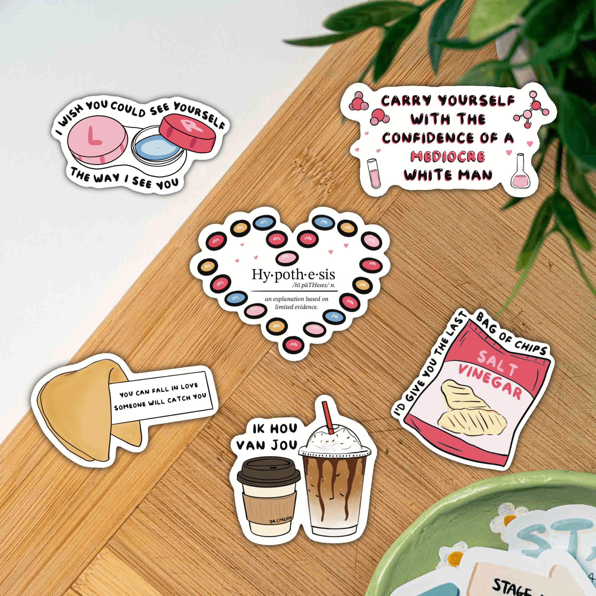 STEM Romance Bookish Stickers