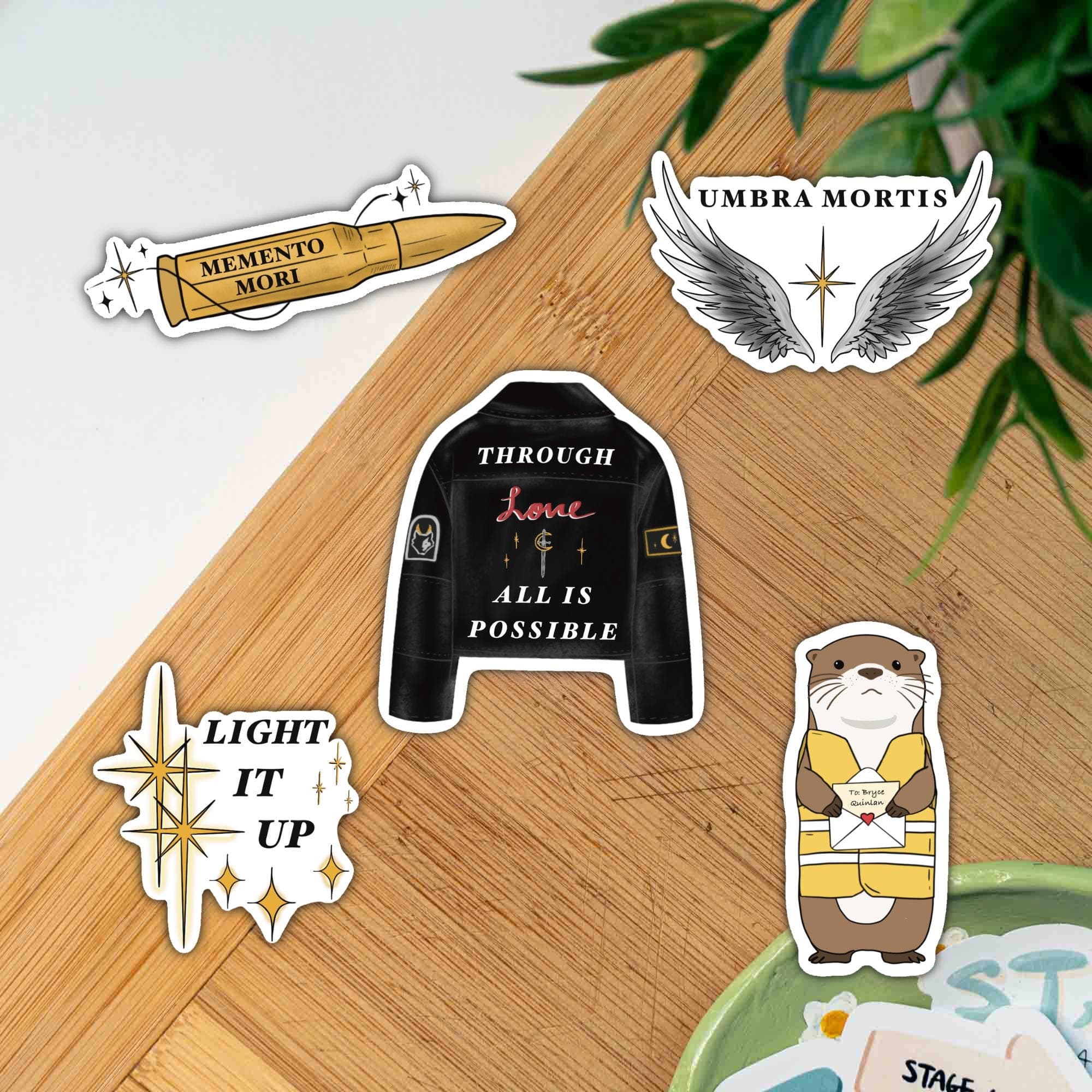Urban Fantasy Bookish Sticker