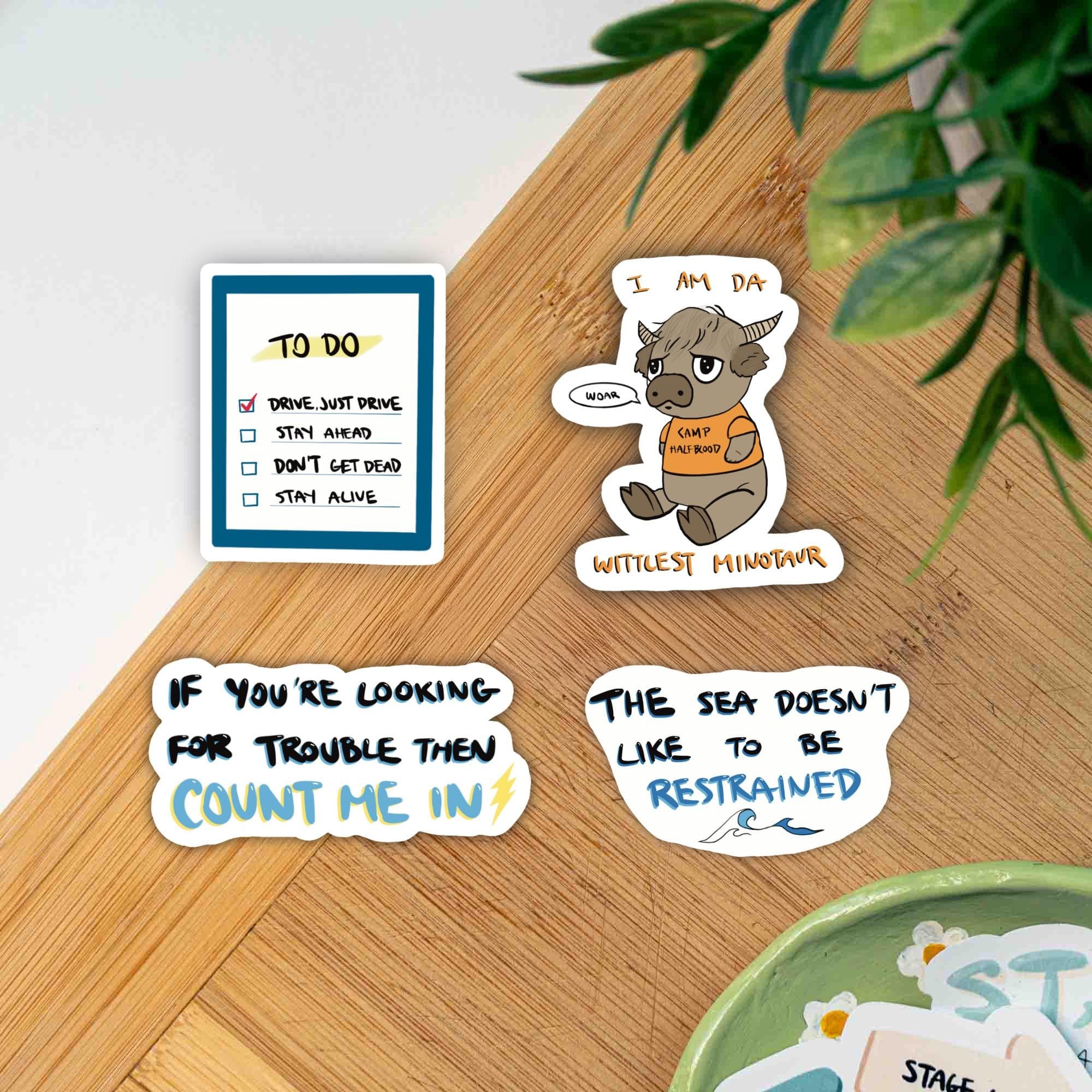 Greek Mythology Camp Sticker