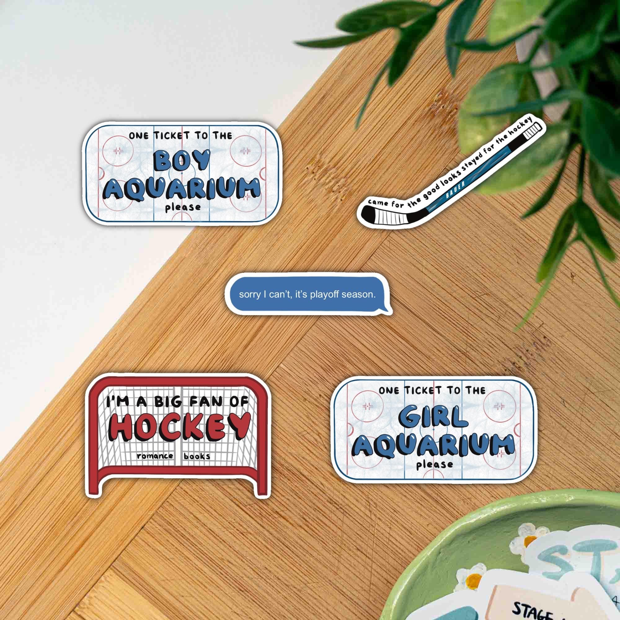 Hockey Romance Sticker