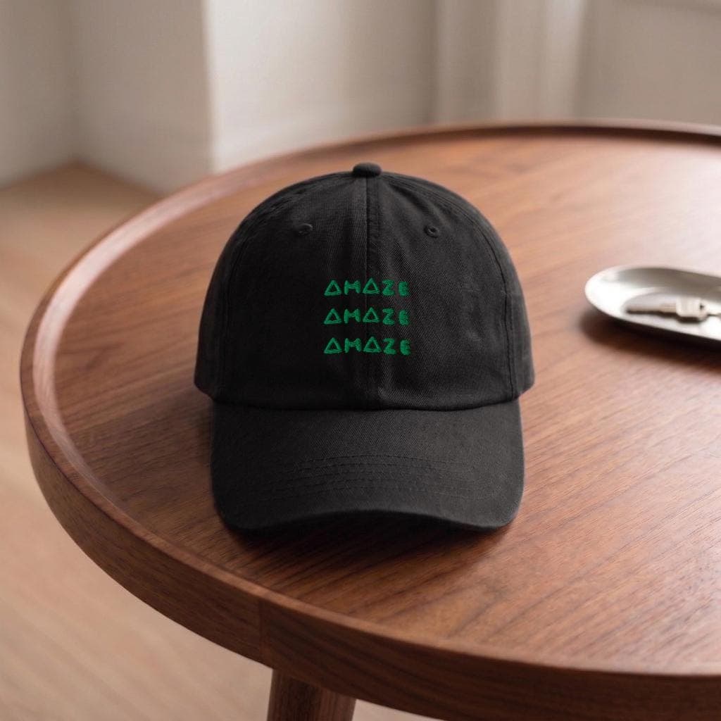 Amaze Amaze Amaze Embroidered Dad Hat Sci-Fi Fictional Space Mission Cap Retro Astronaut Bookish Reader Gift