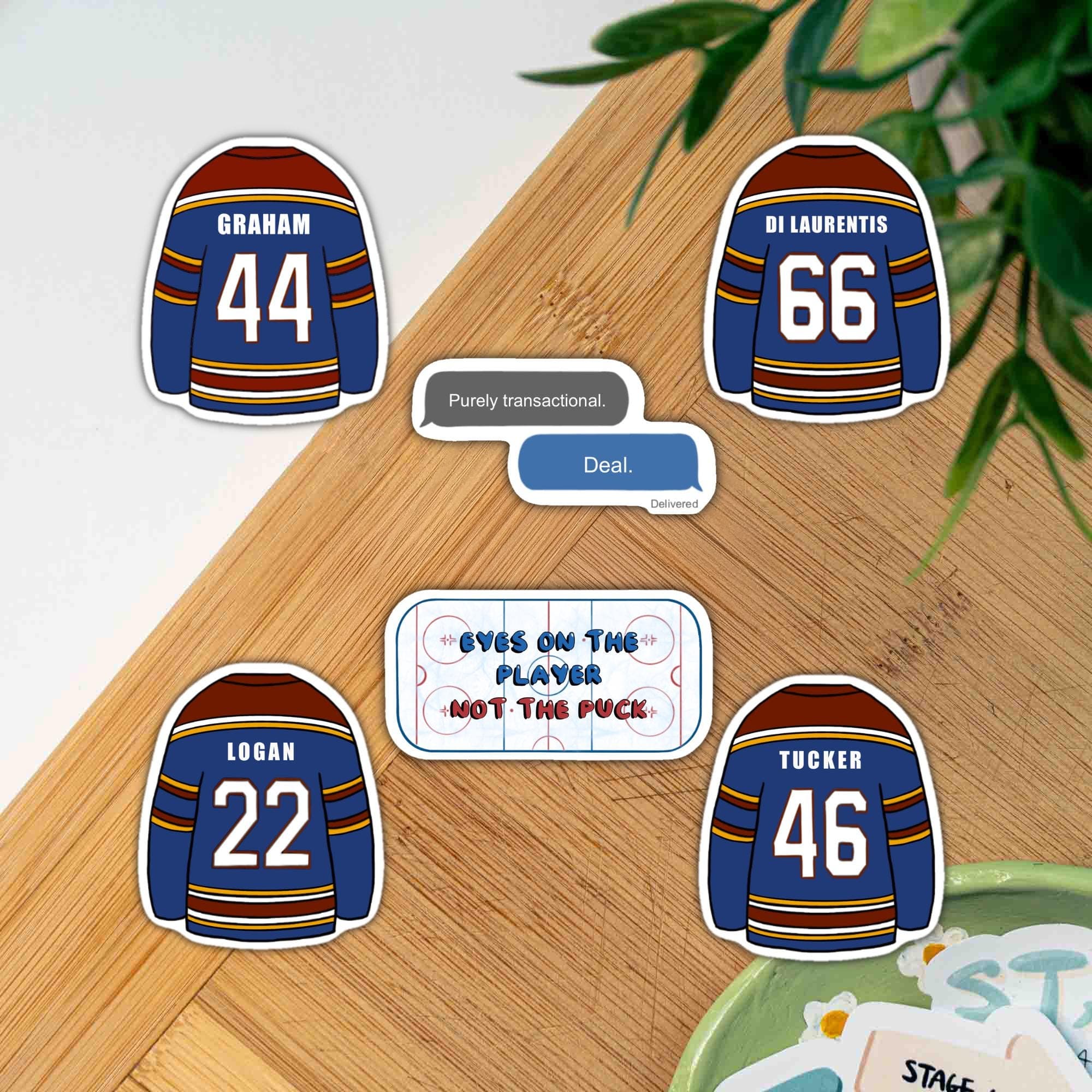Hockey Romance Sticker
